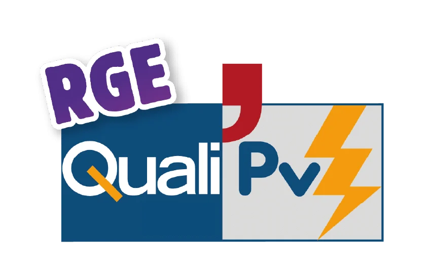Logo RGE QualiPV, qualification des installateurs photovoltaïques