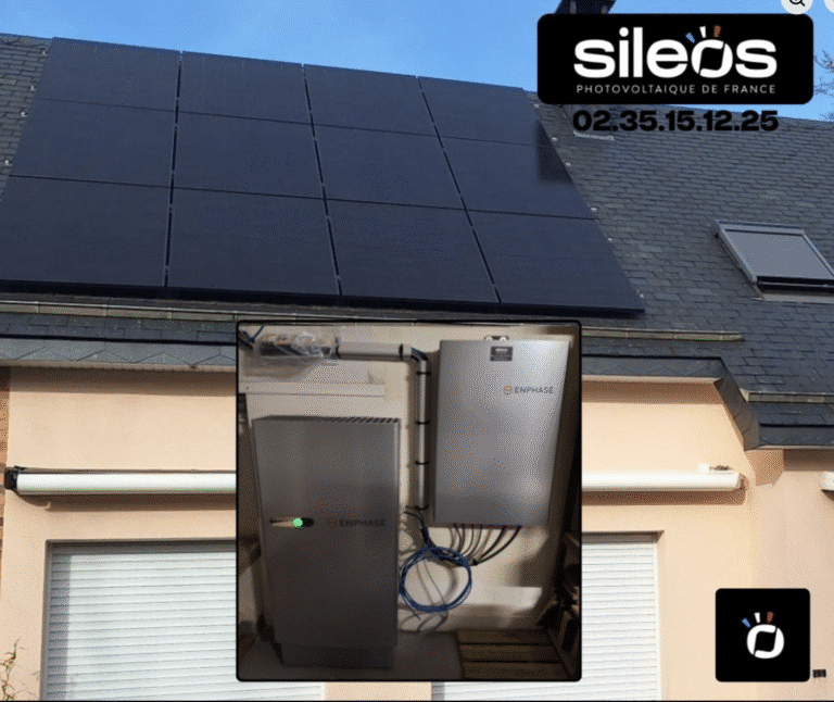 Installation de panneaux solaires a Bernay