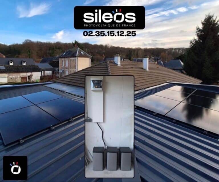 Installation de panneaux photovoltaïques à Bernay
