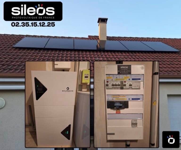 Installation de panneaux photovoltaïques à Barentin